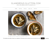 Tablet Screenshot of glamorousglutton.com